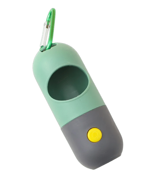 Dispensador de bolsa con linterna